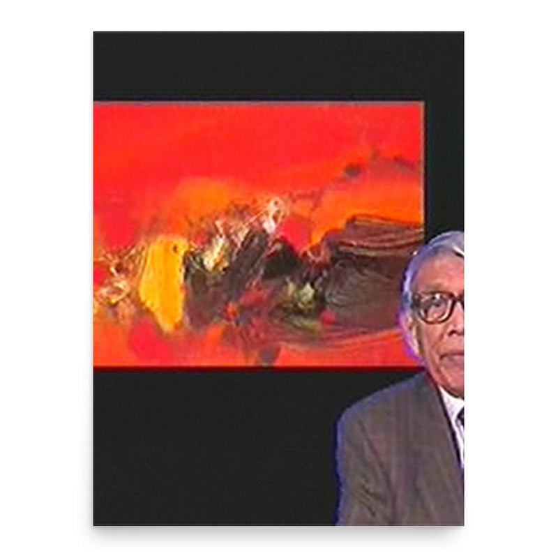 Chu Teh-Chun poster print, in size 18x24 inches.