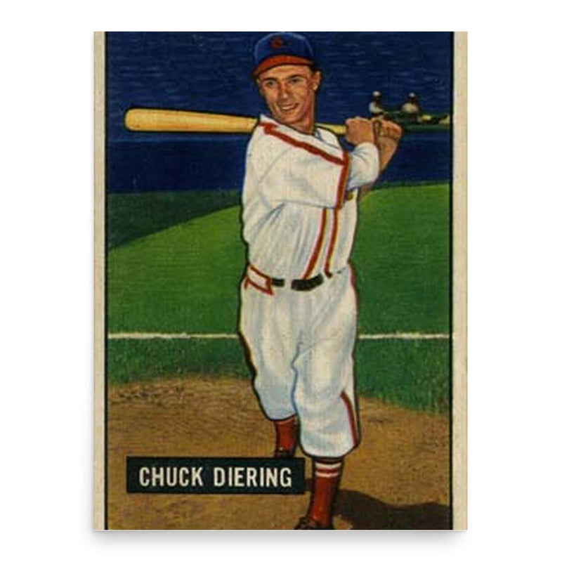 Chuck Diering poster print, in size 18x24 inches.