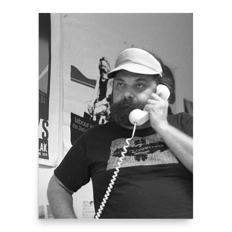 Chuck Kleinhans poster print, in size 18x24 inches.