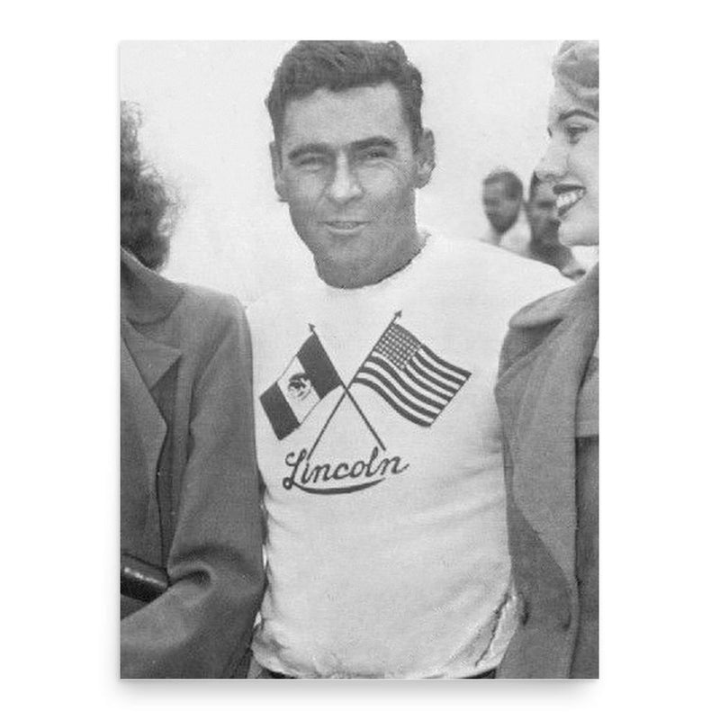 Chuck Stevenson poster print, in size 18x24 inches.