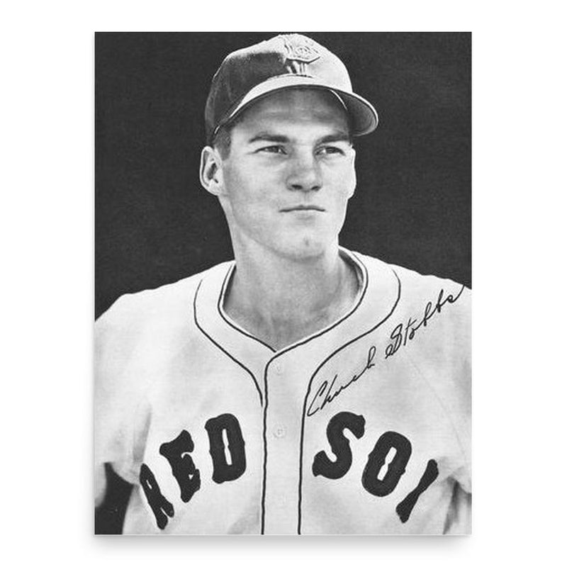 Chuck Stobbs poster print, in size 18x24 inches.