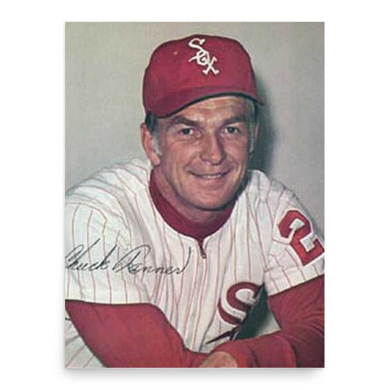 Chuck Tanner poster print, in size 18x24 inches.