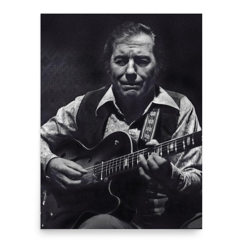 Chuck Wayne poster print, in size 18x24 inches.