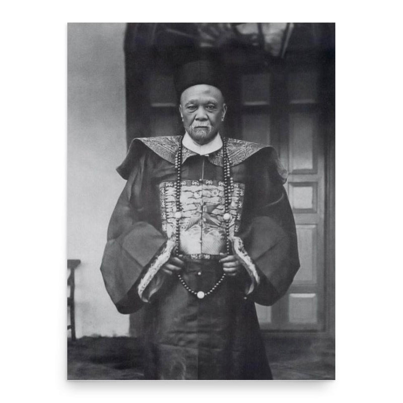 Chung Keng Quee poster print, in size 18x24 inches.