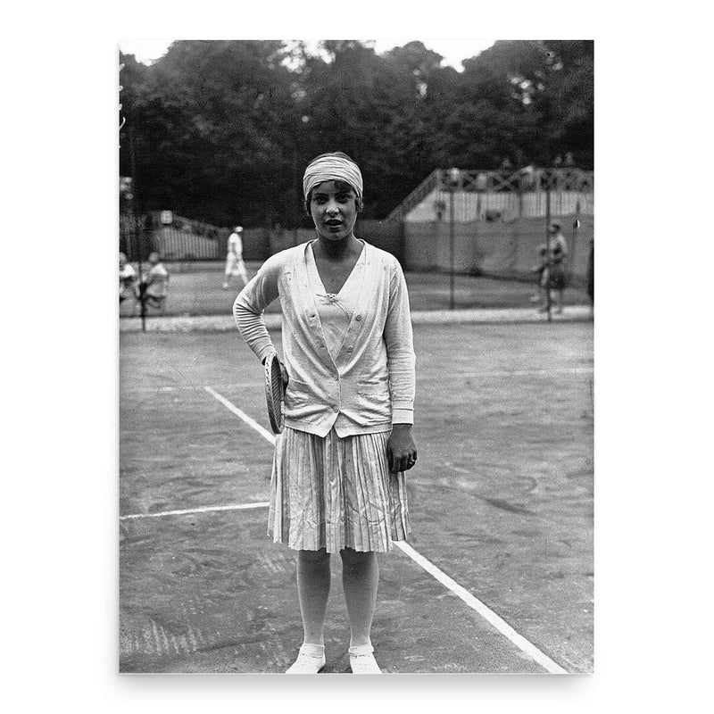 Cilly Aussem poster print, in size 18x24 inches.