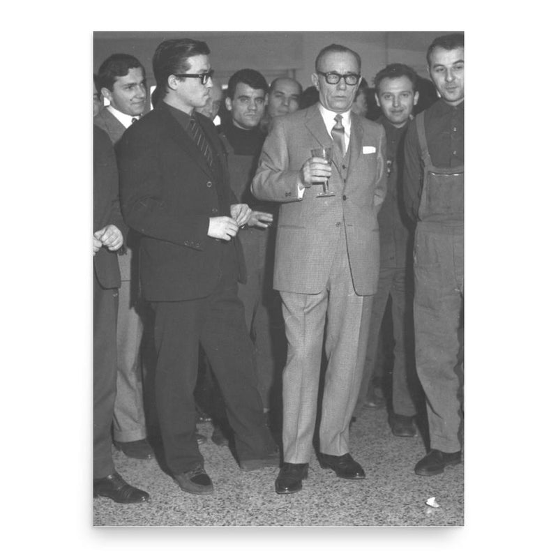 Cino Del Duca poster print, in size 18x24 inches.