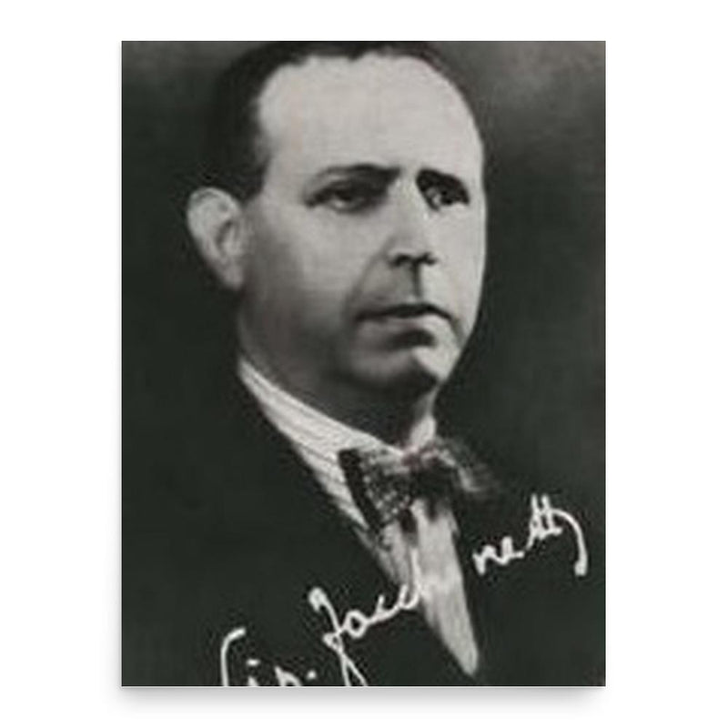 Cipriano Facchinetti poster print, in size 18x24 inches.