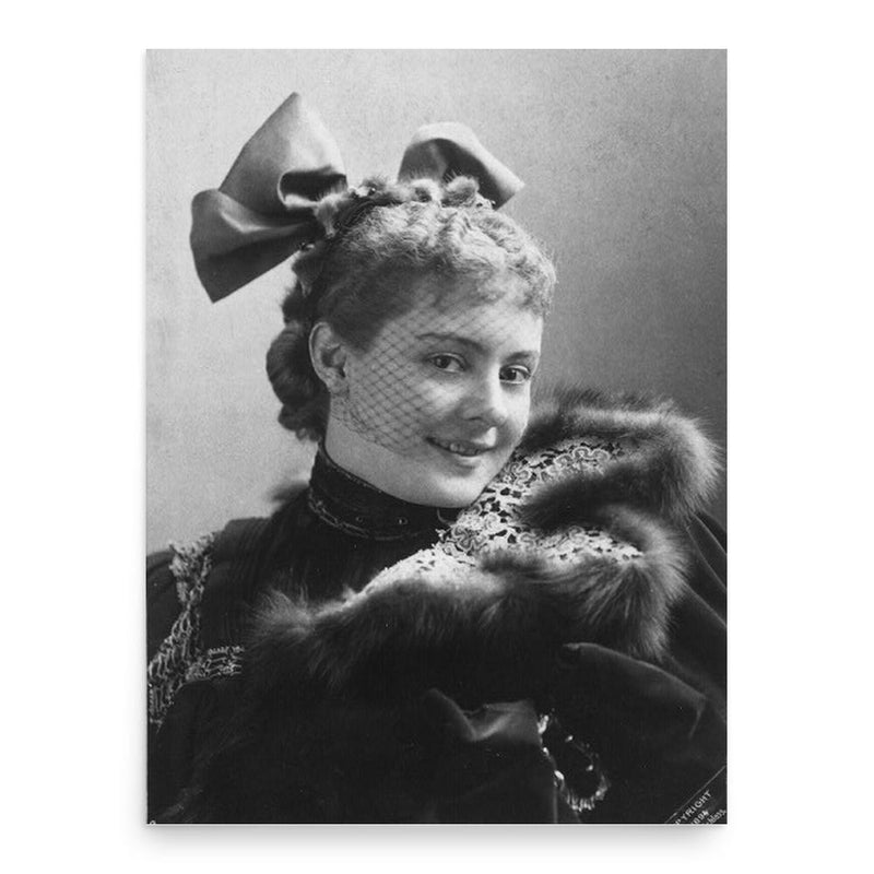 Cissy Fitzgerald poster print, in size 18x24 inches.