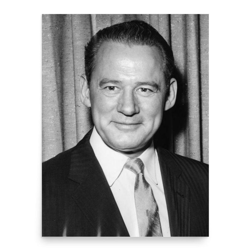 Clair Engle poster print, in size 18x24 inches.