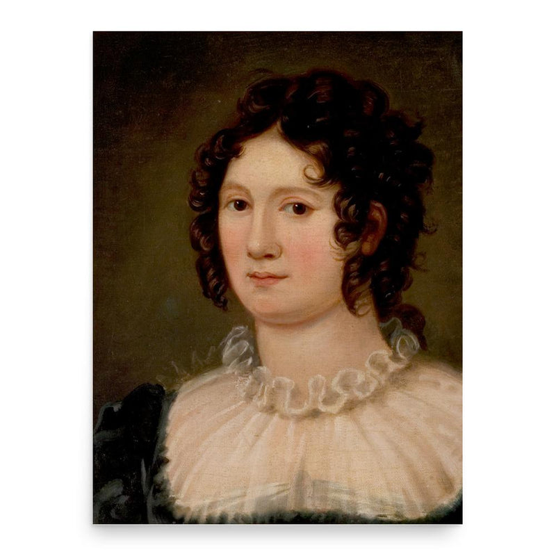 Claire Clairmont poster print, in size 18x24 inches.