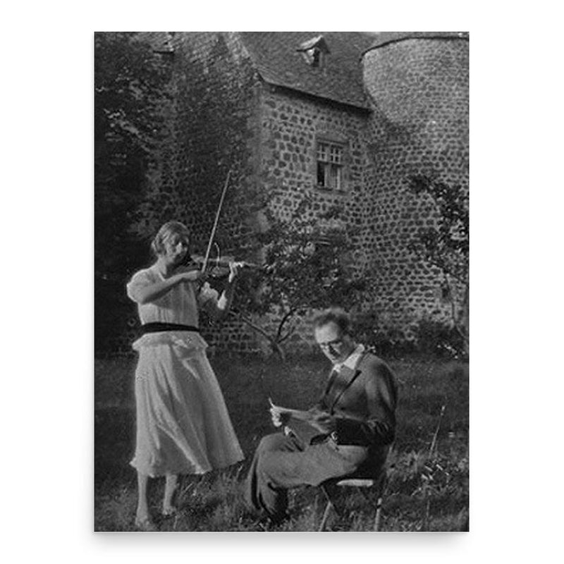 Claire Delbos poster print, in size 18x24 inches.