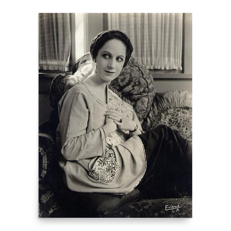 Claire Du Brey poster print, in size 18x24 inches.