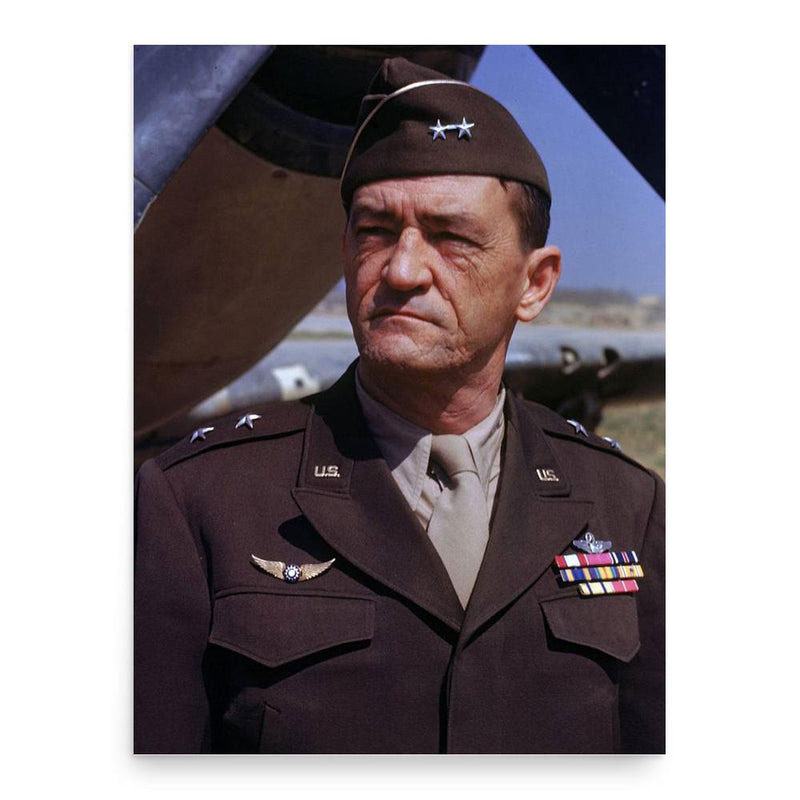 Claire Lee Chennault poster print, in size 18x24 inches.