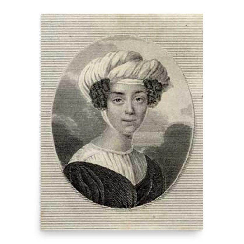 Claire de Duras poster print, in size 18x24 inches.