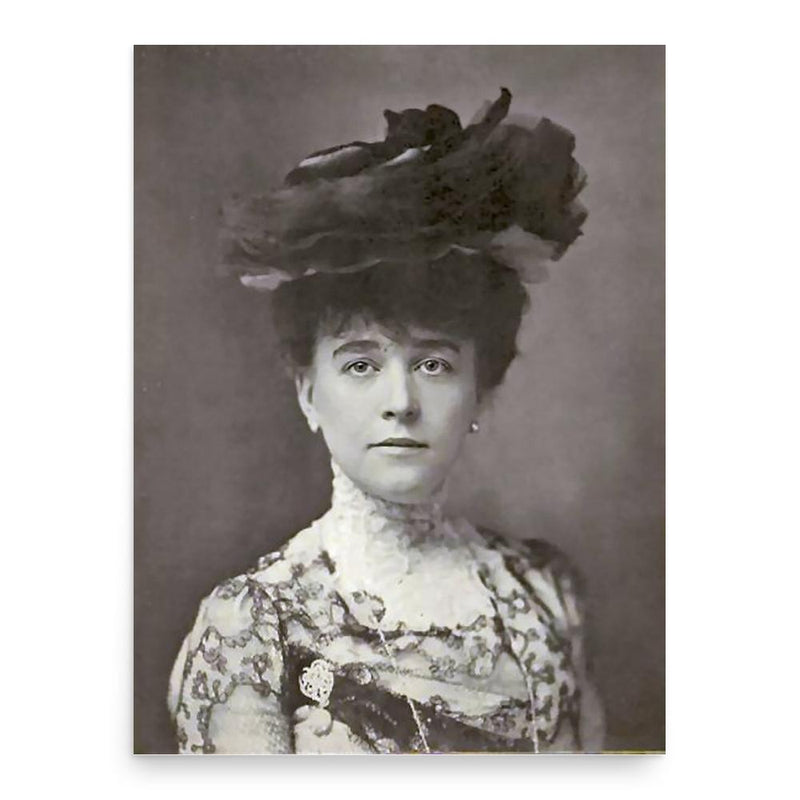 Clara Bloodgood poster print, in size 18x24 inches.