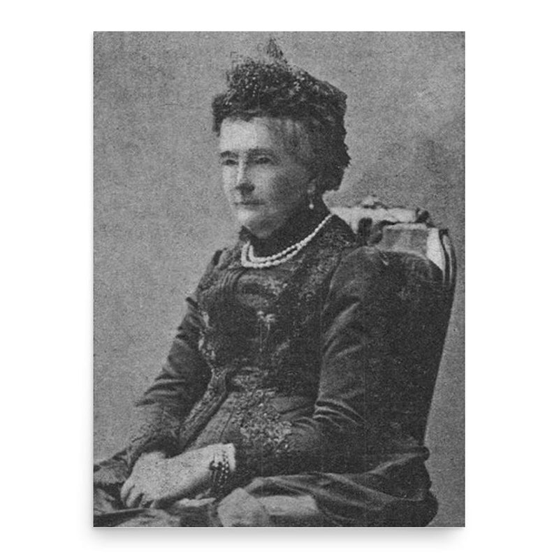 Clara Bonde poster print, in size 18x24 inches.