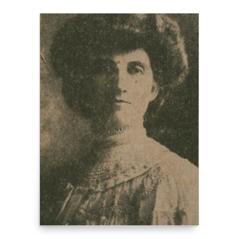 Clara Brett Martin poster print, in size 18x24 inches.