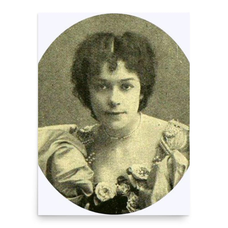 Clara Butt poster print, in size 18x24 inches.