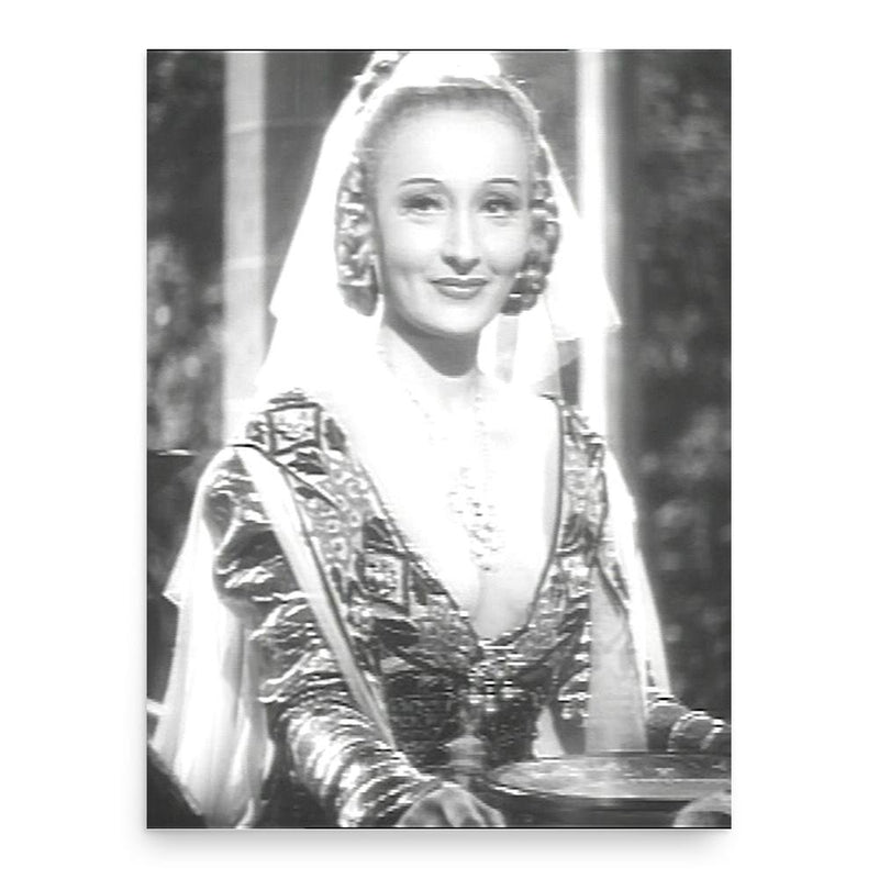 Clara Calamai poster print, in size 18x24 inches.