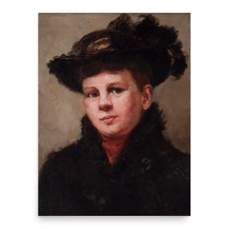 Clara Chipman Newton poster print, in size 18x24 inches.