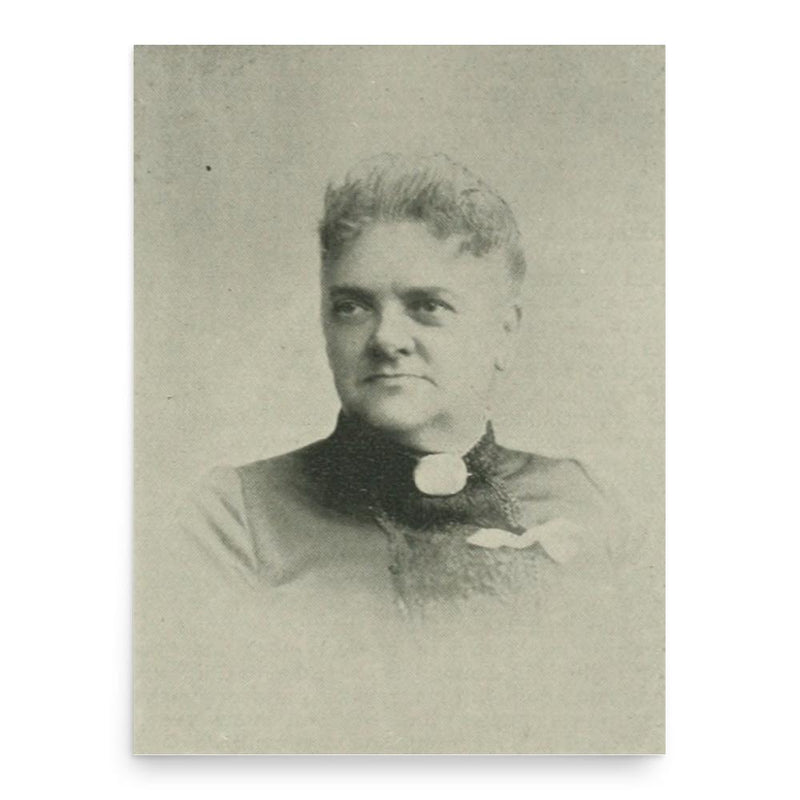 Clara Cleghorn Hoffman poster print, in size 18x24 inches.