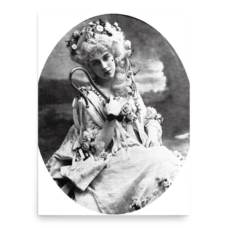 Clara Dow poster print, in size 18x24 inches.