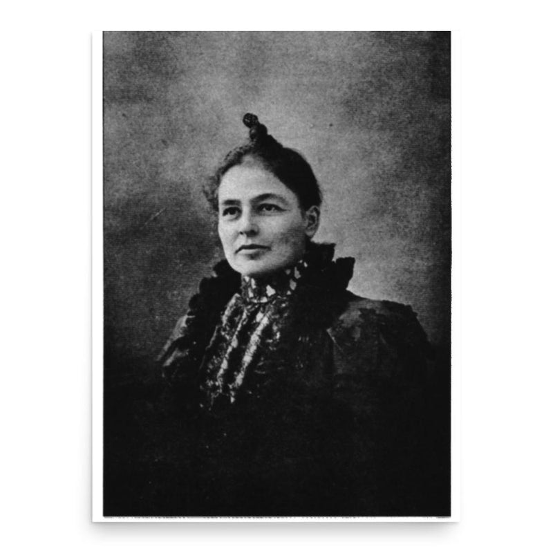 Clara Eaton Cummings poster print, in size 18x24 inches.