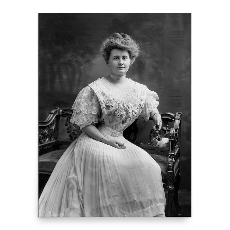 Clara Erskine Clement poster print, in size 18x24 inches.