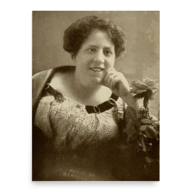 Clara Estelle Baumhoff poster print, in size 18x24 inches.