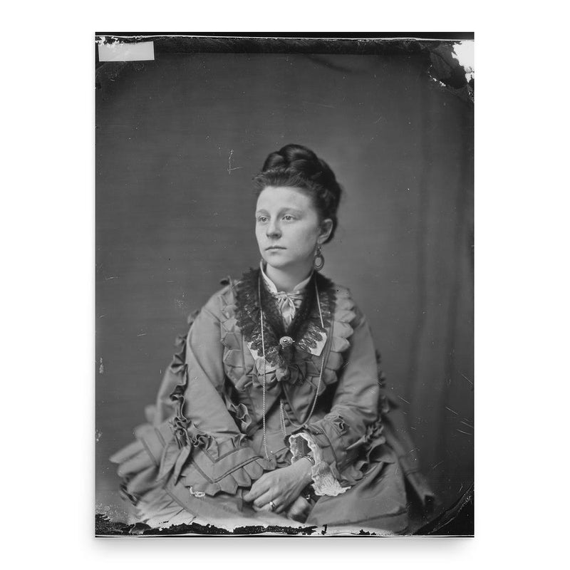 Clara Harris poster print, in size 18x24 inches.