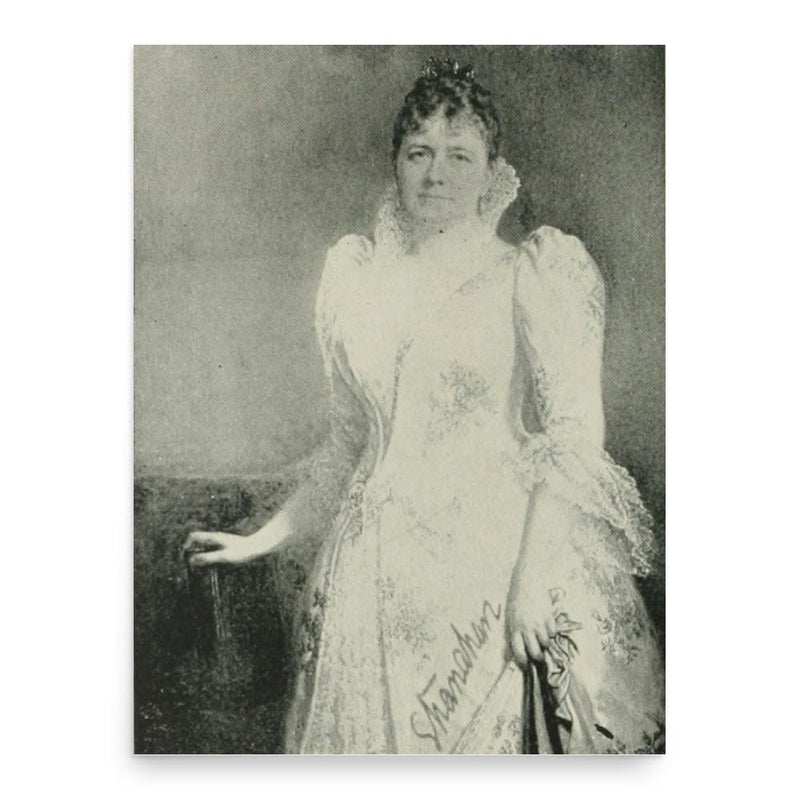 Clara Harrison Stranahan poster print, in size 18x24 inches.