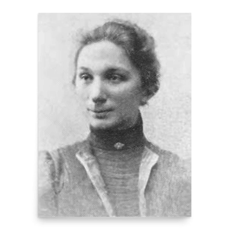 Clara Holst poster print, in size 18x24 inches.