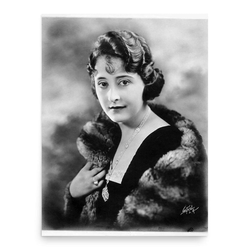 Clara Kimball Young poster print, in size 18x24 inches.