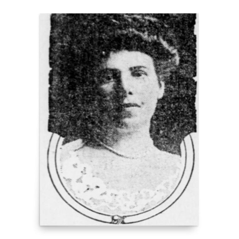 Clara Longworth de Chambrun poster print, in size 18x24 inches.