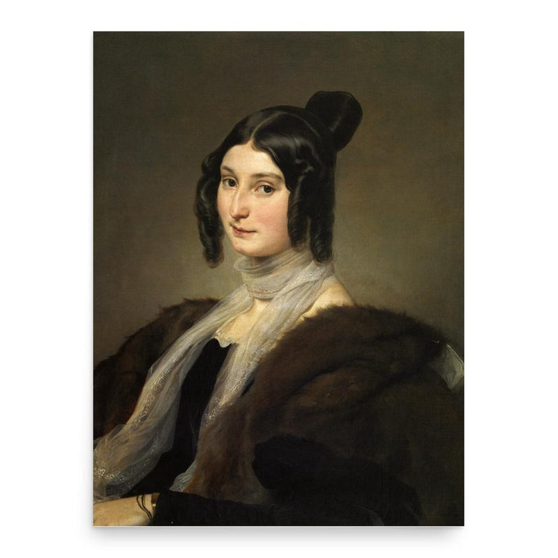 Clara Maffei poster print, in size 18x24 inches.