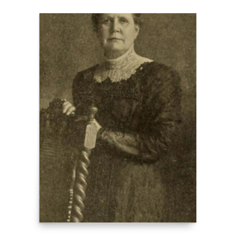 Clara Marshall poster print, in size 18x24 inches.