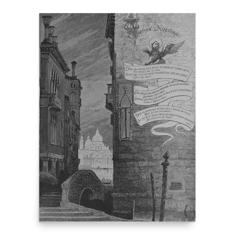 Clara Montalba poster print, in size 18x24 inches.