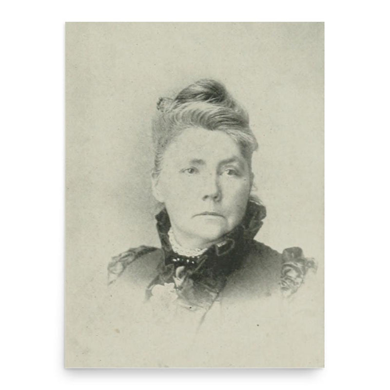 Clara Mountcastle poster print, in size 18x24 inches.