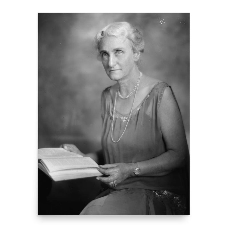 Clara Noyes poster print, in size 18x24 inches.