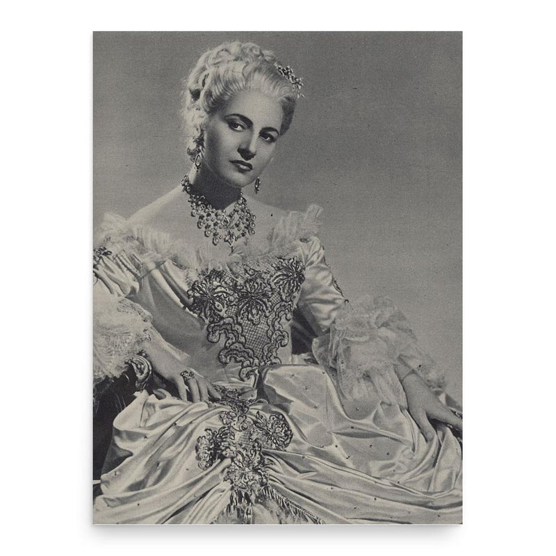 Clara Petrella poster print, in size 18x24 inches.