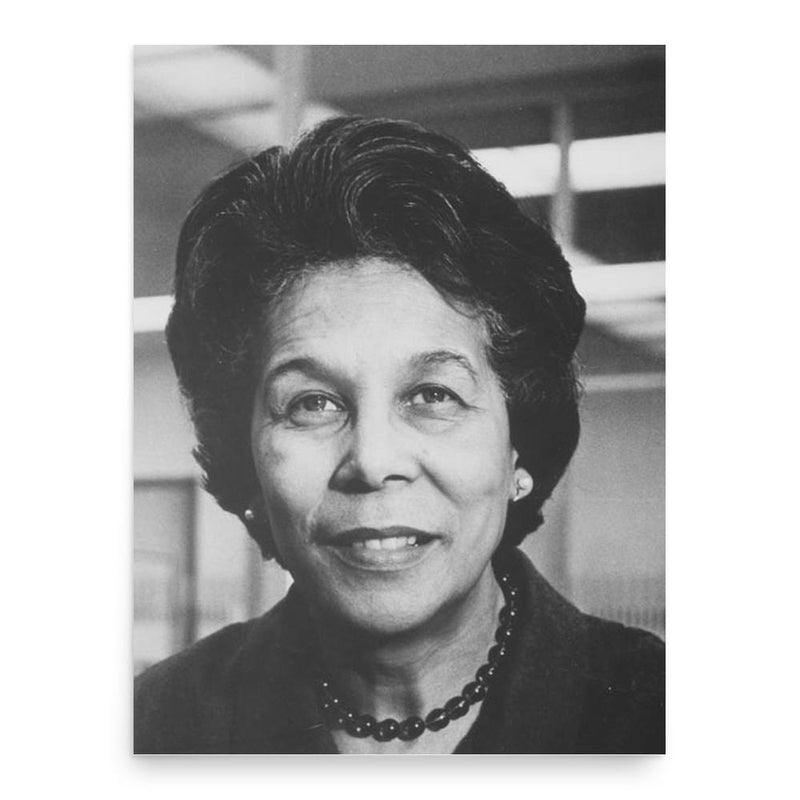 Clara Stanton Jones poster print, in size 18x24 inches.