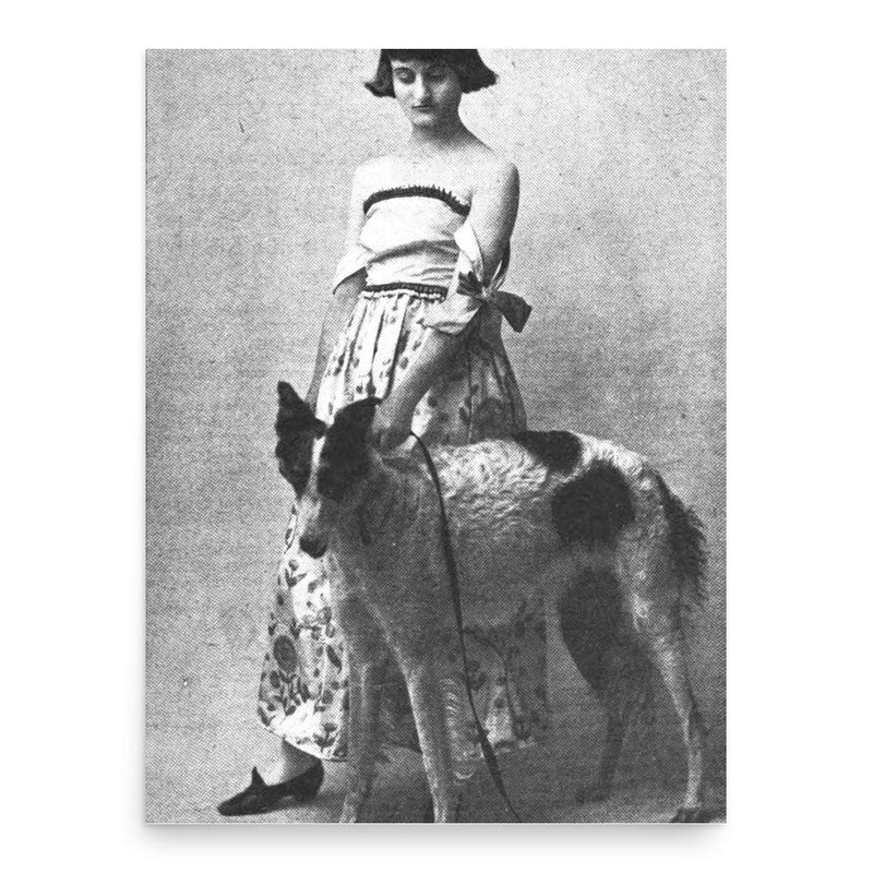 Clara Tice poster print, in size 18x24 inches.