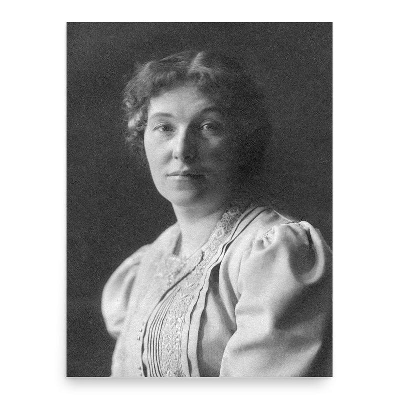 Clara Viebig poster print, in size 18x24 inches.