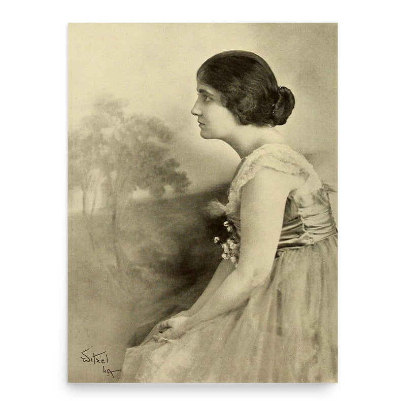 Clara Williams poster print, in size 18x24 inches.