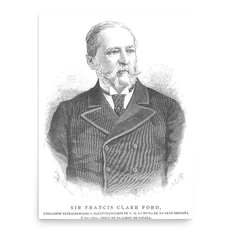 Clare Ford poster print, in size 18x24 inches.