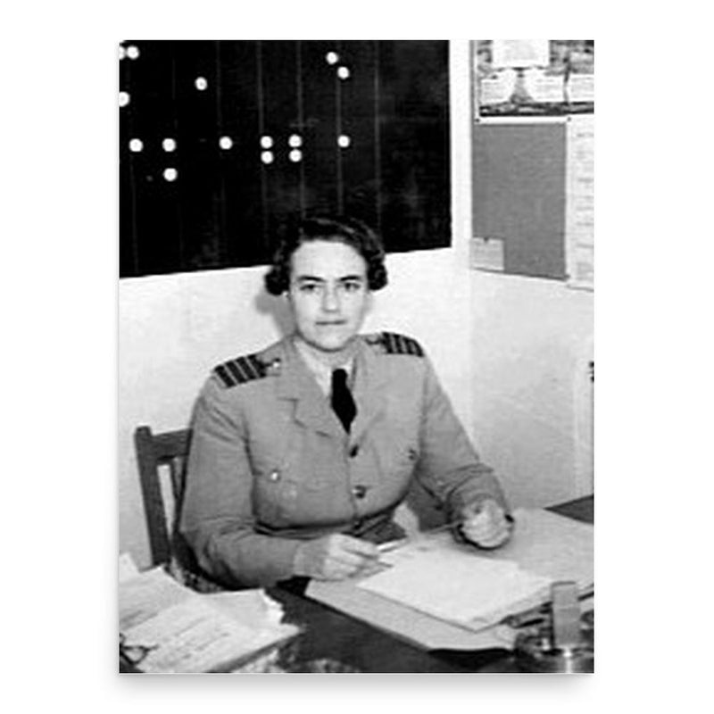 Clare Stevenson poster print, in size 18x24 inches.