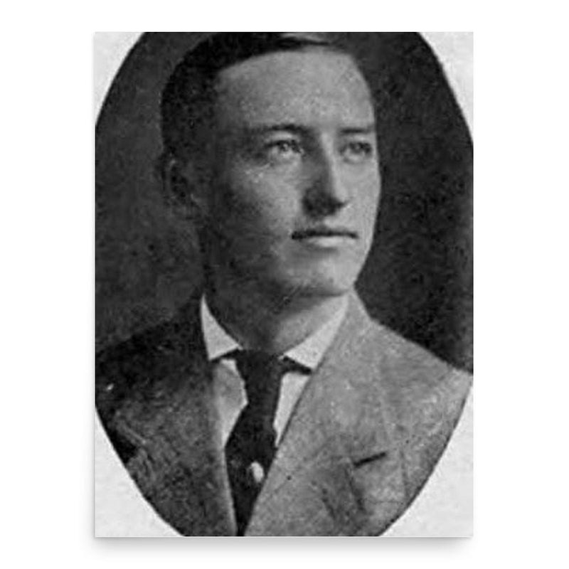 Clarence Eldridge poster print, in size 18x24 inches.