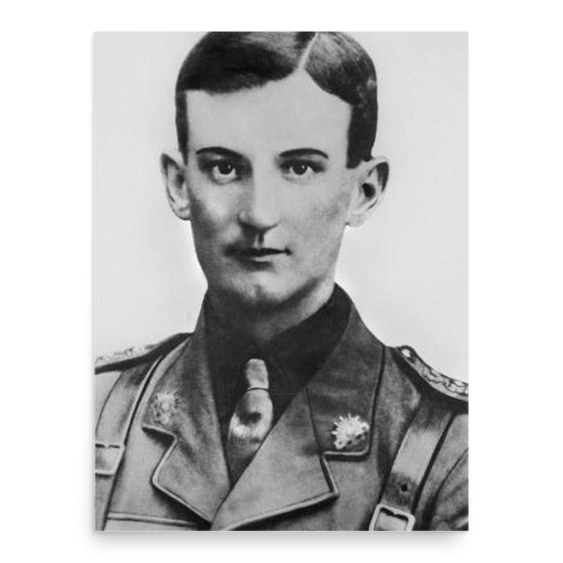 Clarence Jeffries poster print, in size 18x24 inches.