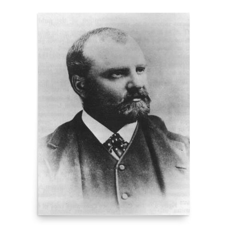 Clarence King poster print, in size 18x24 inches.