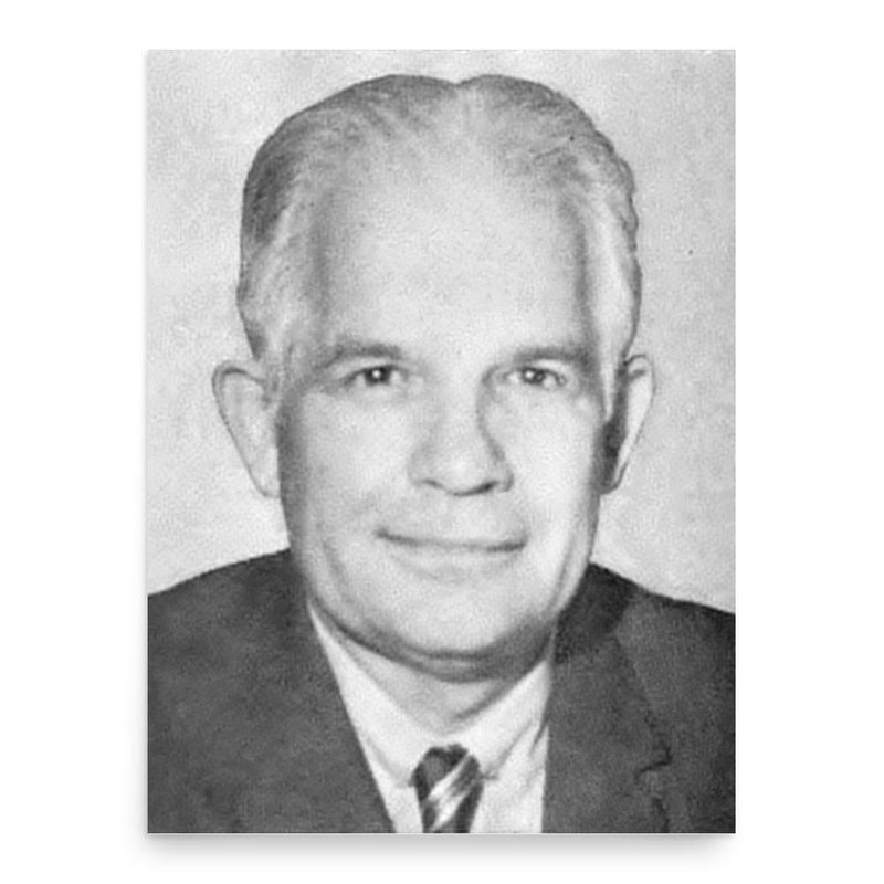 Clarence Long poster print, in size 18x24 inches.